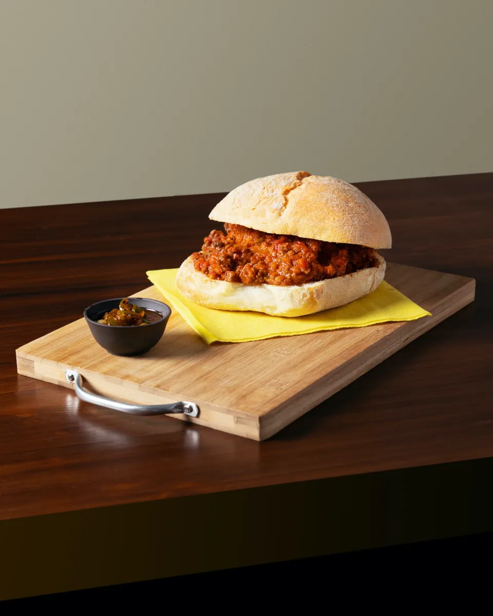 Panino con ragù di Fassona
