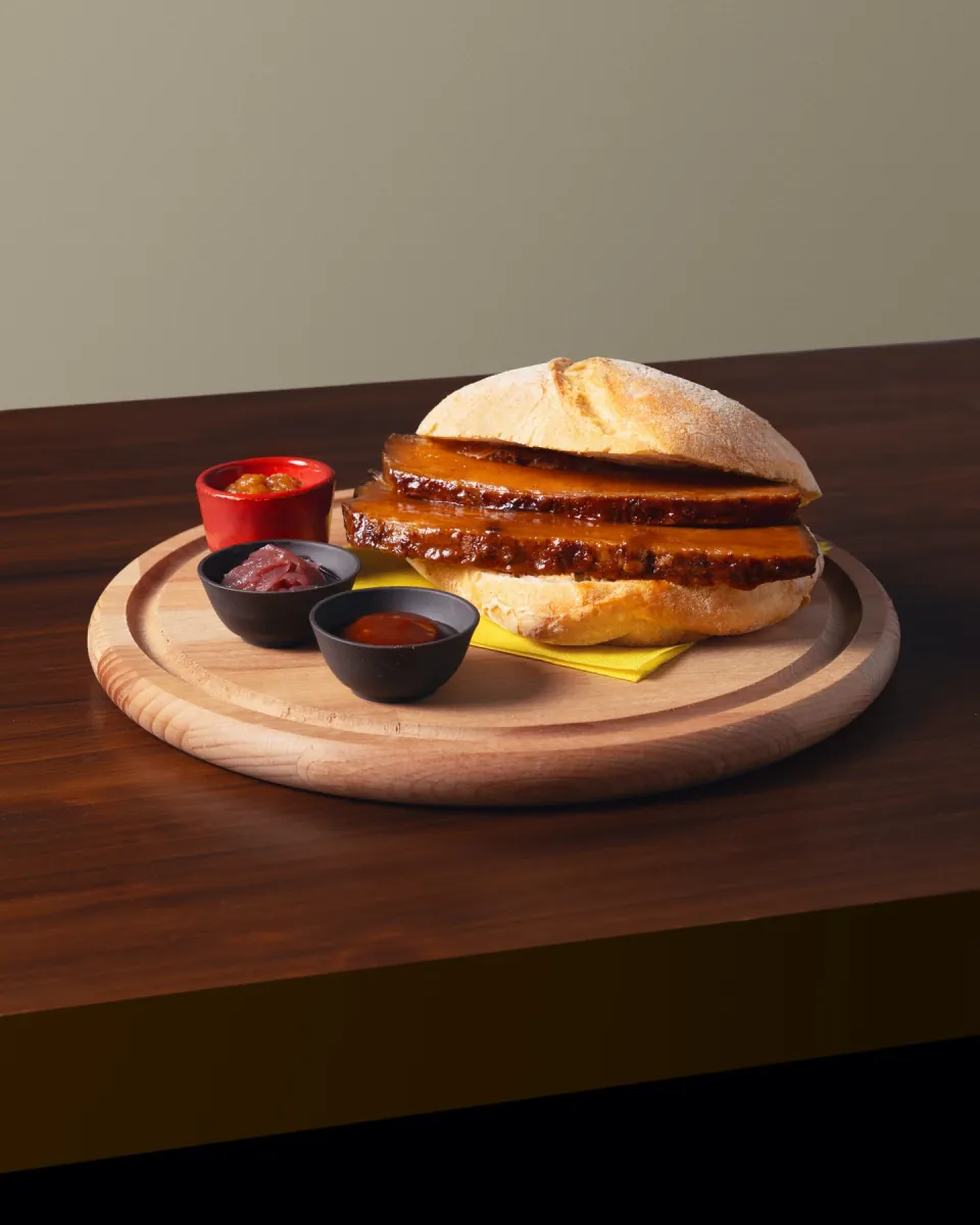 Panino con ribs di manzo