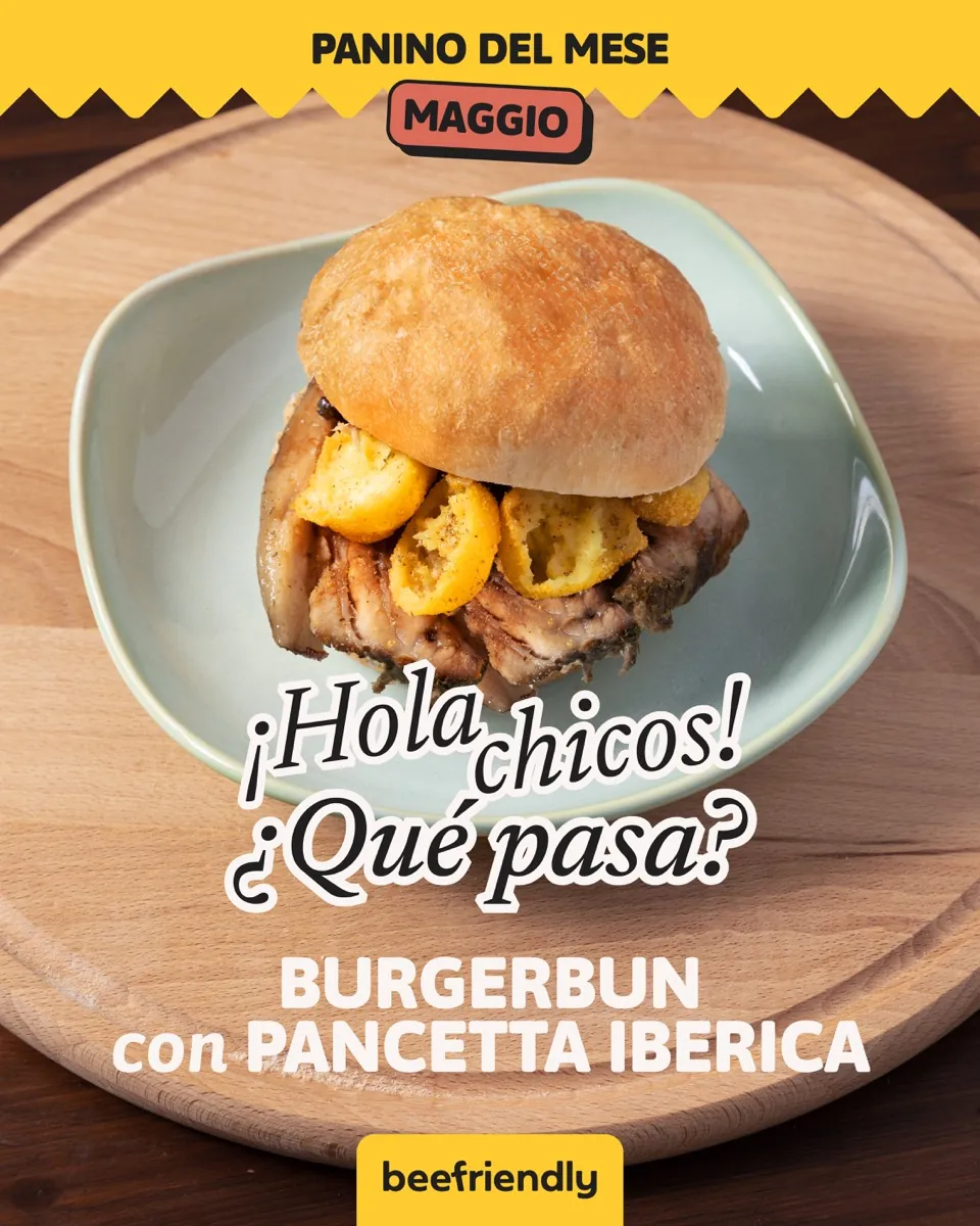 Special di maggio con pancetta iberica