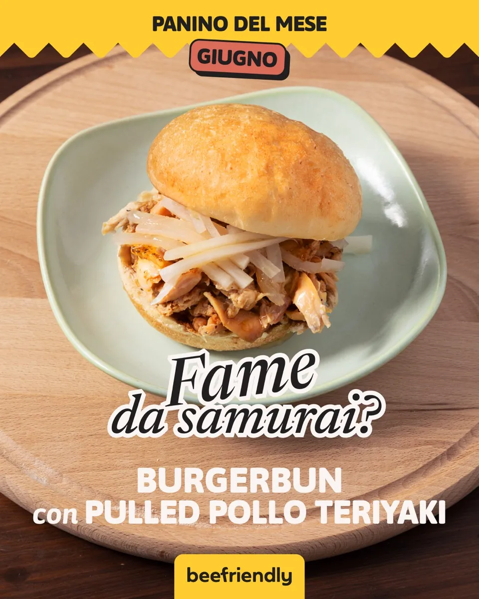 Special di giugno con pulled di pollo teriyaki